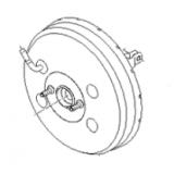 Brake booster/servo freno 591102P000 591102B900 Hyundai SORENTO 09MY 2009-