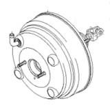 Brake booster/master vac 591102F601 Hyundai SPECTRA SX 2006-