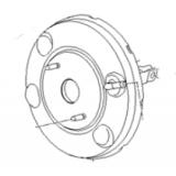 Brake booster/master vac 591101V000 Hyundai ACCENT 2011-