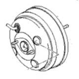 Brake booster/master vac 591103E070 591103E050 Hyundai SORENTO 2006-