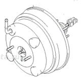 Brake booster/servo freno 5911017240 5911017010 Hyundai Matrix/lavita