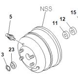 97-ISUZU NHR Master VAC brake booster 834-05111 8970339882 8970917063