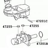 Master VAC 47201-02441 47201-02430 TOYOTA COROLLA/ALTIS ZRE142 201008-201203