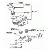 Master VAC 47201-0D120 47201-0D110 TOYOTA VIOS/SOLUNA VIOS NCP42 2005-2007