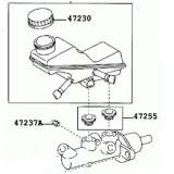 Master VAC 47201-05091 47201-05090 TOYOTA AVENSIS AZT250 200301-200409