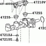 Master VAC 47201-44200 47201-44130 TOYOTA PICNIC/AVENSIS ACM2 200310-