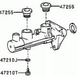Master Cylinder 47201-1A290 47201-1A070 TOYOTA COROLLA SED/WG ZZE11 200005-200201