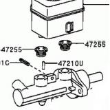 Master Cylinder 47201-17291 TOYOTA MR2 ZZW30 199912-200208