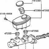 Master Cylinder 47201-53180 47201-53111 LEXUS IS200/300 GXE10,JCE10 200107-