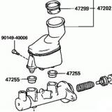 Master Cylinder 47201-2B090 47201-2B050 TOYOTA CELICA ST202,204 199311-
