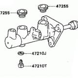 Master Cylinder 47201-2B110 47201-20872 TOYOTA CORONA ST191 199305-199402