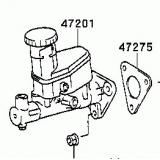 Master VAC 47201-20860 TOYOTA CORONA AT190,CT190,ST191 199203-