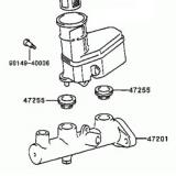 Master VAC 47201-05010 47201-05020 TOYOTA CORONA SED AT190,CT190,ST191 199601-199710