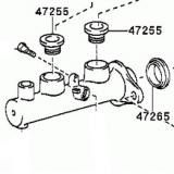 Master Cylinder 47201-33060 47201-33050 TOYOTA CAMRY VCV10,SXV1 199208-199708