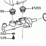 Master Cylinder 47201-33430 47201-33370 TOYOTA CAMRY ACV30 200405-