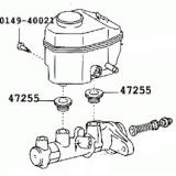 Master Cylinder 47201-06280 47201-06200 TOYOTA CAMRY  ACV36,MCV36 2002-2004