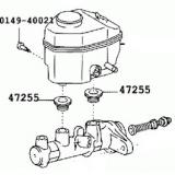 Master Cylinder 47201-06230 47201-06190 TOYOTA CAMRY (AUSTRALIA) ACV36 200509-