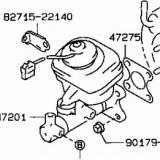 Master Cylinder 47201-22750 47201-22600 TOYOTA CRESSIDA MX83 W(*66)  199008-199302