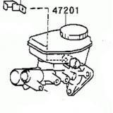 Master Cylinder 47201-30410 TOYOTA CROWN GS131 199110-199508