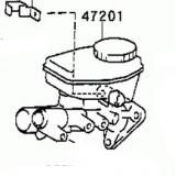 Master VAC 47201-30460 47201-30430 TOYOTA CROWN LS130,YS132  199110-199512
