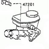 Master Cylinder 47201-30440 TOYOTA CROWN JZS133 199401-199512