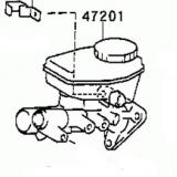 Master VAC 47201-30450 TOYOTA CROWN GS131 199508-199904