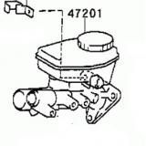 Master Cylinder 47201-30390 TOYOTA CROWN JZS133 199110-200104