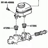 Master Cylinder 47201-30590 47201-30600 TOYOTA CROWN JZS155 199512-