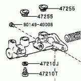 Master Cylinder 47201-38082 47201-38081 TOYOTA T 200004-200105