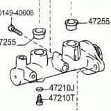 Master VAC 47201-28520 47201-28540 TOYOTA TOWNACE/LITEACE KR42 199812-200310