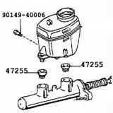 Master Cylinder 47201-04040 47201-3D430 TOYOTA HILUX LN147,152 200109-200502