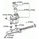 Master VAC 47201-3D420 47201-3D390 TOYOTA HILUX LN140,145,152 200108-200506