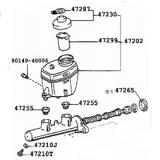 Master VAC 47201-3D460 47201-3D470 TOYOTA HILUX RZN148,149 200206-