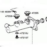 Master Cylinder 47201-60660 47201-60650 TOYOTA HILUX RZN168 200206-