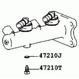Master Cylinder 47201-26490 47201-26501 TOYOTA HIACE VAN,COMMUTER LH10 198908-199308