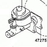 Master VAC 47201-60460 47201-60400 TOYOTA LAND CRUISER FZJ80 199001-199208