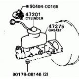 Master VAC 47201-16110 47201-16070 TOYOTA TERCEL AL20,AL21 198402-198408