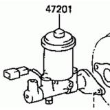 Master Cylinder 47201-18010 47201-16200 TOYOTA TERCEL EL40  199009-199409