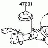 Master VAC 47201-16190 TOYOTA PASEO EL44  199104-199409