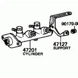 Master Cylinder 47201-27080  TOYOTA LITEACE YM21,KM20 198210-198508