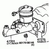 Master VAC 47201-60140 47201-60100 TOYOTA LAND CRUISER BJ40,42,43,46,FJ40,43 1980-1985
