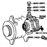Vacuum pump 29300-54040 for HILUX LN55 198308-