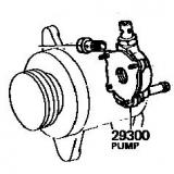 Vacuum pump 29300-56080 for DYNA BU40 198204-198408