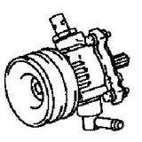 Vacuum pump 29300-54130 for DYNA 150/TOYOACE G15 LY112/LY162