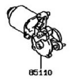8511012722 Wiper Motor TOYOTA COROLLA WAGON AE95 199009-