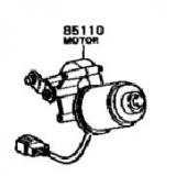 8511095429 Front Wiper Motor TOYOTA DYNA BU36 WU40/50 198302-