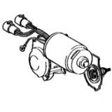 8511014240 Windshield Wiper Motor TOYOTA CELICA MA61 198308-