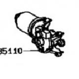 8511032300 Wiper Motor TOYOTA CAMRY