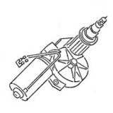 871955713C Wiper Motor Volkswagen PO Polo