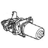 76505SF1Q02 Windshield Wiper Motor HONDA PRELUDE BA4 1989